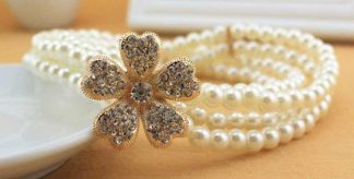 Belt ABS Pearl Daimonte Flower