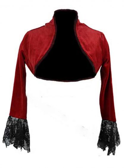 Jacket Velvet Red Size 18