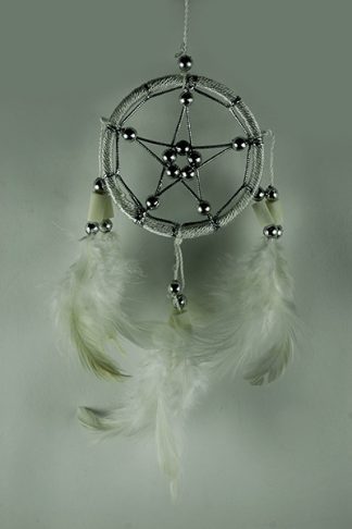 Dream Catcher Pentagram White