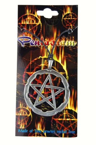 Pendant Pewter Pentagram