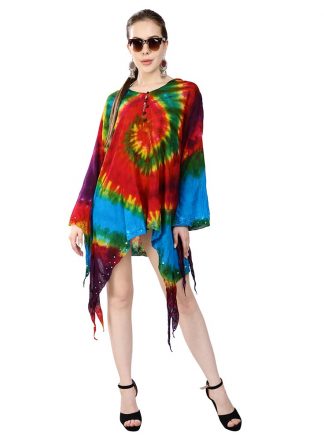 Top With Hoodie Tie Dye (Various Size & Colours)