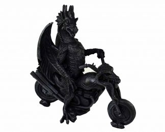 Dragon On Motorbike Black