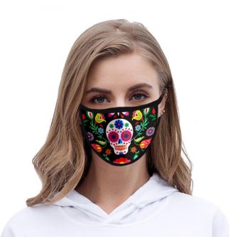 Mask Skull Colourful