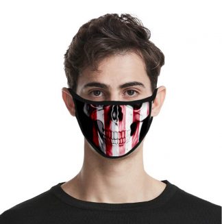 Mask Skull American Flag