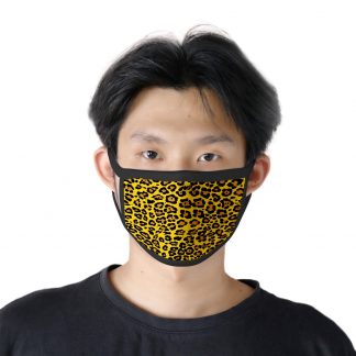 Mask Leopard Print Yellow