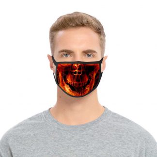 Mask Halloween Red Skull