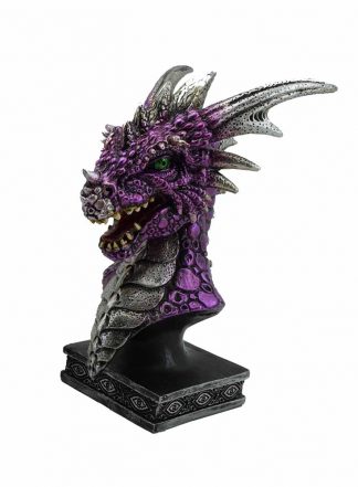 Dragon Head Purple 8X6X11.5cm