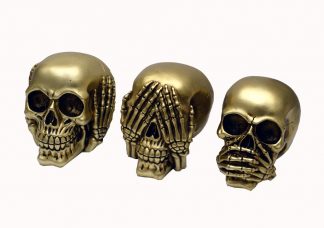 Skull Gold See Hear Say