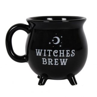 Cauldron Mug Black Witch