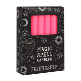 Spell Candles Friend Pink X12