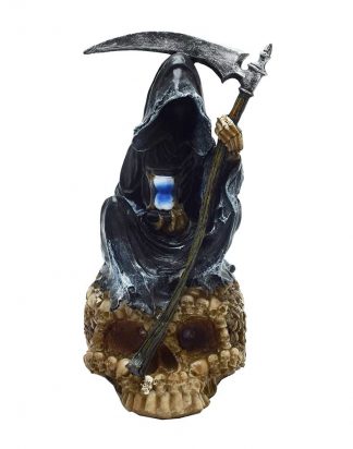 Grim Reaper on Skull LED Light