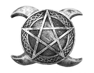 Incense Holder Pentacle Silver