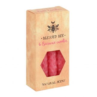 Spell Candle Beeswax Pink 6