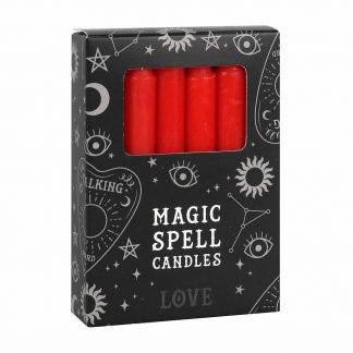 Spell Candles Love Red X12