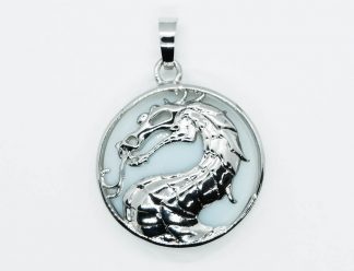 Pendant Dragon Opalite Round