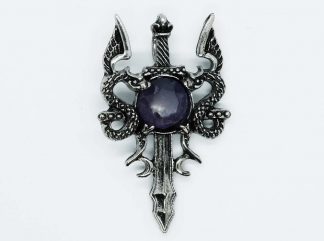 Pendant Dragons Sword Amethyst