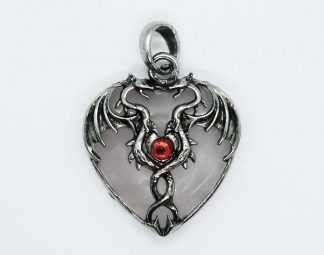 Pendant Dragon Rose Q Heart