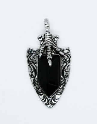 Pendant Dragon Claw Obsidian